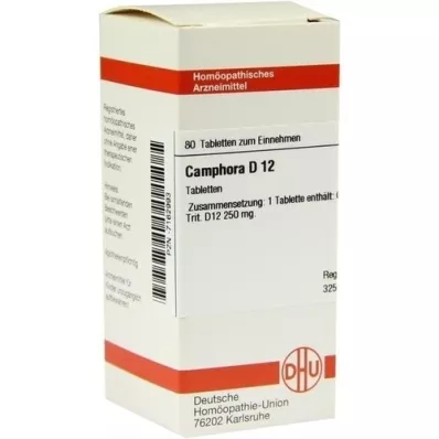 CAMPHORA D 12 tablets, 80 pcs