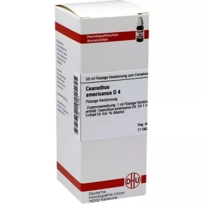 CEANOTHUS AMERICANUS D 4 Dilution, 50mL