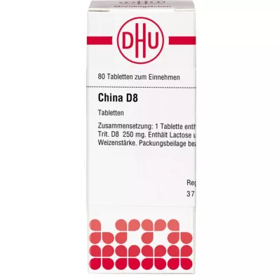 CHINA D 8 tablets, 80 pcs