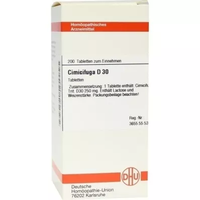CIMICIFUGA D 30 tablets, 200 pcs