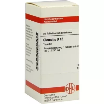 CLEMATIS D 12 tablets, 80 pcs