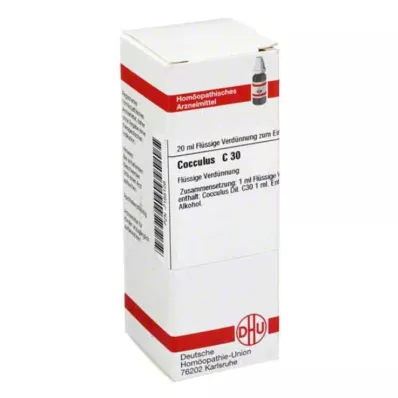 COCCULUS C 30 Dilution, 20 ml COCCULUS C 30 Dilution, 20 ml