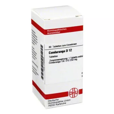 CONDURANGO D 12 tablets, 80 pcs CONDURANGO D 12 tablets, 80 pcs