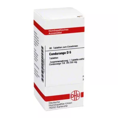 CONDURANGO D 6 tablets, 80 pcs