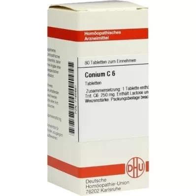 CONIUM C 6 tablets, 80 pcs