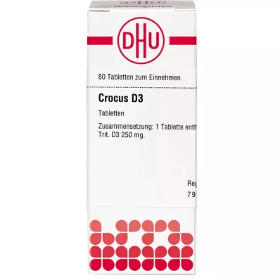 CROCUS D 3 tablets, 80 pcs CROCUS D 3 tablets, 80 pcs