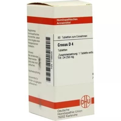 CROCUS D 4 tablets, 80 pcs CROCUS D 4 tablets, 80 pcs