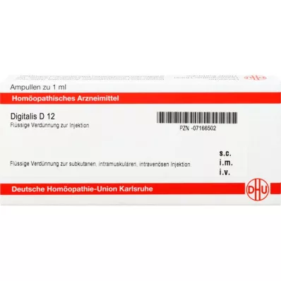 DIGITALIS D 12 ampoules, 10ml