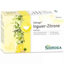 SIDROGA Wellness Ingwer-Zitrone Tee Filterbeutel, 20X2.0 g