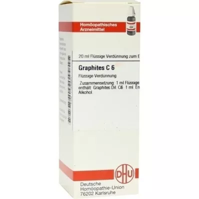 GRAPHITES C 6 Dilution, 20 ml GRAPHITES C 6 Dilution, 20 ml