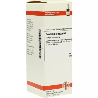 GRINDELIA ROBUSTA D 6 Dilution, 50mL GRINDELIA ROBUSTA D 6 Dilution, 50mL