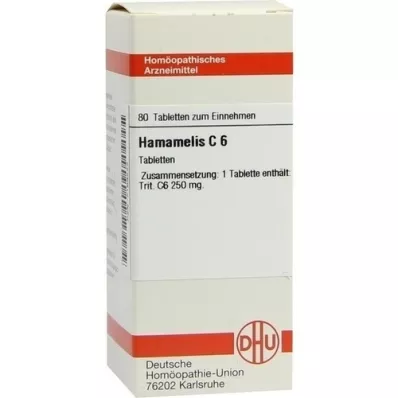 HAMAMELIS C 6 tablets, 80 pcs