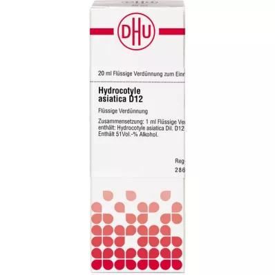HYDROCOTYLE asiatica D12 Dilution, 20ml HYDROCOTYLE asiatica D12 Dilution, 20ml