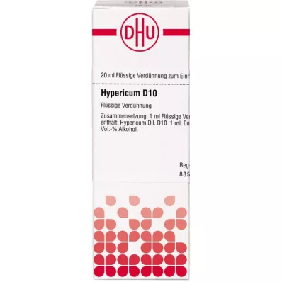 HYPERICUM D10 Dilution, 20mL HYPERICUM D10 Dilution, 20mL