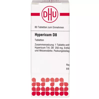 HYPERICUM D 8 tablets, 80 pcs HYPERICUM D 8 tablets, 80 pcs