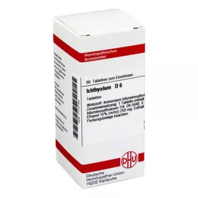 ICHTHYOLUM D 6 tablets, 80 pcs ICHTHYOLUM D 6 tablets, 80 pcs