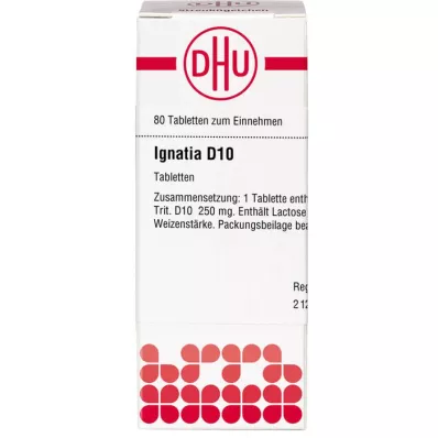 IGNATIA D 10 tablets, 80 pcs IGNATIA D 10 tablets, 80 pcs