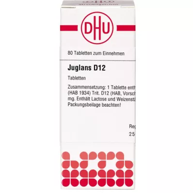 JUGLANS D 12 tablets, 80 pcs