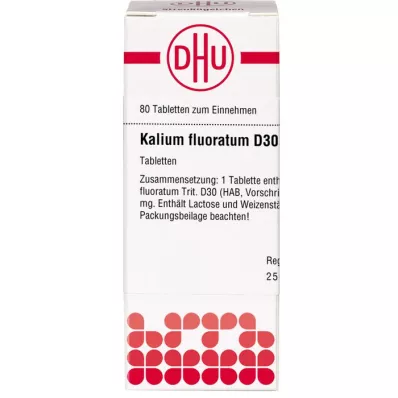 KALIUM FLUORATUM D 30 tablets, 80 pcs KALIUM FLUORATUM D 30 tablets, 80 pcs