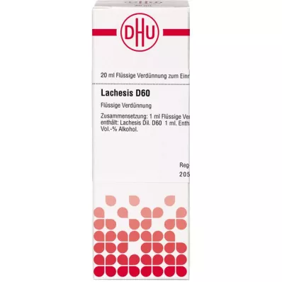 LACHESIS D 60 Dilution, 20mL