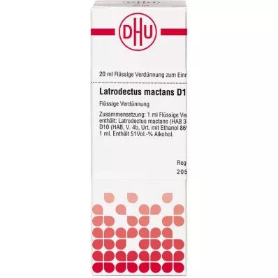 LATRODECTUS mactans D 10 dilution, 20 ml