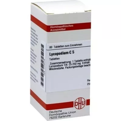 LYCOPODIUM C 5 tablets, 80 pcs LYCOPODIUM C 5 tablets, 80 pcs