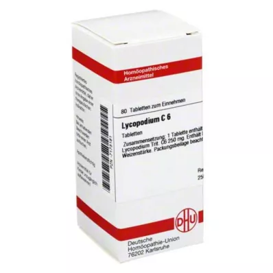 LYCOPODIUM C 6 tablets, 80 pcs LYCOPODIUM C 6 tablets, 80 pcs