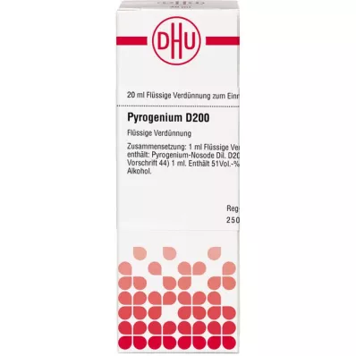 PYROGENIUM D 200 Dilution, 20mL PYROGENIUM D 200 Dilution, 20mL