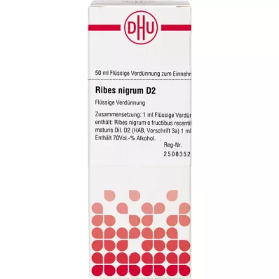 RIBES NIGRUM D 2 Dilution, 50 ml RIBES NIGRUM D 2 Dilution, 50 ml