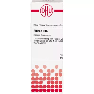 SILICEA D 15 Dilution, 20mL SILICEA D 15 Dilution, 20mL