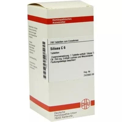 SILICEA C 6 tablets, 200 pcs SILICEA C 6 tablets, 200 pcs