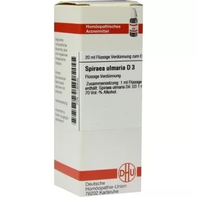 SPIRAEA ULMARIA D 3 Dilution, 20mL SPIRAEA ULMARIA D 3 Dilution, 20mL