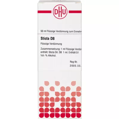 STICTA D 8 Dilution, 50mL STICTA D 8 Dilution, 50mL