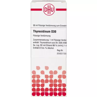 THYREOIDINUM D 30 Dilution, 50mL