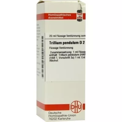 TRILLIUM PENDULUM D 2 Dilution, 20mL TRILLIUM PENDULUM D 2 Dilution, 20mL