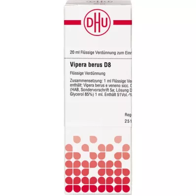 VIPERA BERUS D 8 Dilution, 20mL VIPERA BERUS D 8 Dilution, 20mL
