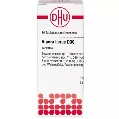 VIPERA BERUS D 30 tablets, 80 pcs VIPERA BERUS D 30 tablets, 80 pcs