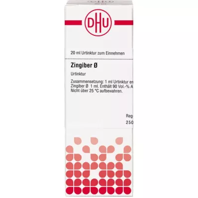 ZINGIBER Mother tincture, 20 ml ZINGIBER Mother tincture, 20 ml