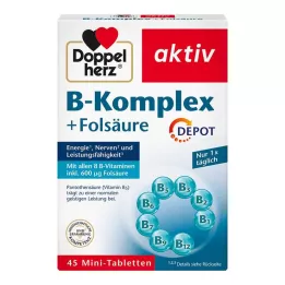 DOPPELHERZ B-complex+folic acid tablets, 45 pcs