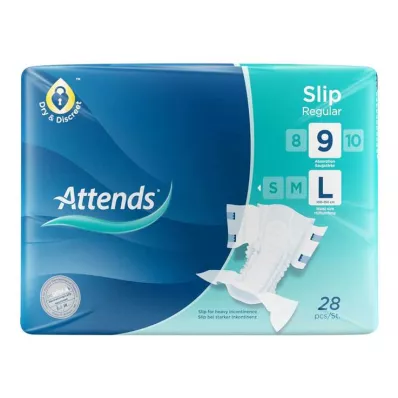 ATTENDS Slip Regular 9 L, 28 pcs
