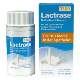 Lactrase 3300 capsules, 100 st