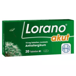 LORANO acute tablets, 20 pcs