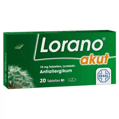LORANO acute tablets, 20 pcs