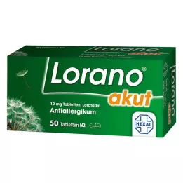 LORANO acute tablets, 50 pcs