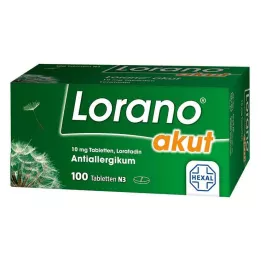 LORANO acute tablets, 100 pcs