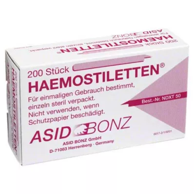 HAEMOSTILETTES, 1X200 pcs