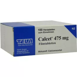 CALCET 475 mg film-coated tablets, 100 pcs