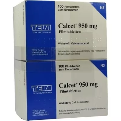 CALCET 950 mg Filmtabletten, 200 St