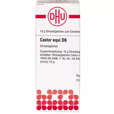 CASTOR equi D 6 Globuli, 10 g CASTOR equi D 6 Globuli, 10 g