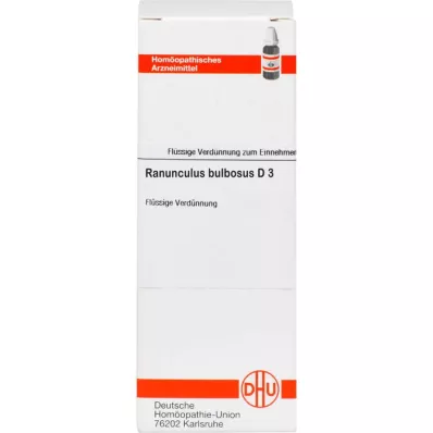 RANUNCULUS BULBOSUS D 3 Dilution, 50mL RANUNCULUS BULBOSUS D 3 Dilution, 50mL